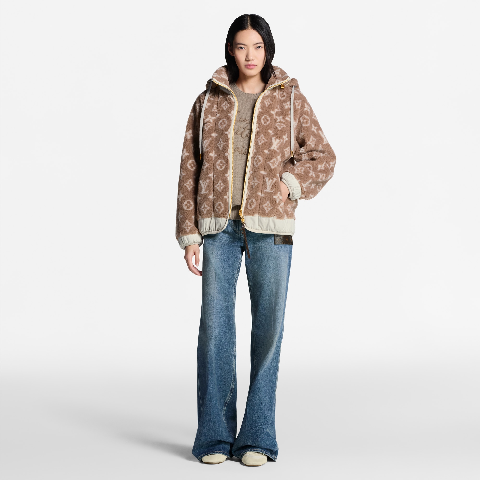 Monogram Fleece Hooded Jacket - Ready-to-Wear 1AIP52 | LOUIS VUITTON